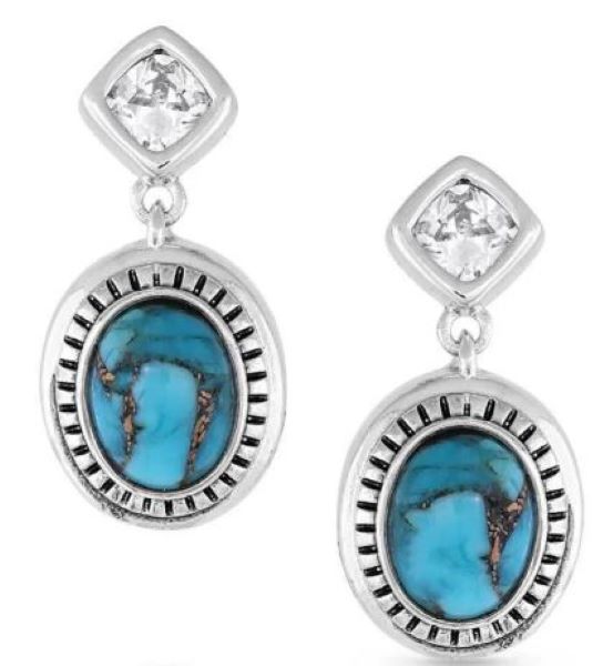 Montana Silversmith Open Sky Turquoise Earrings ER5172