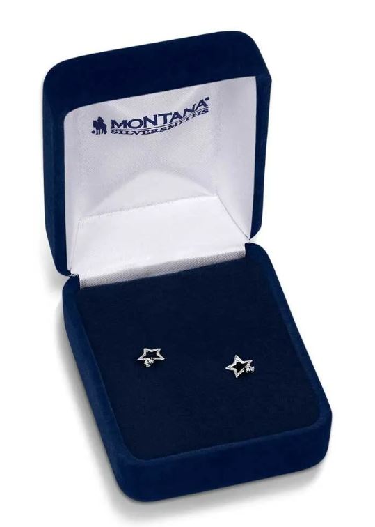 Montana Silversmith Single Star Crystal Earrings ER5798