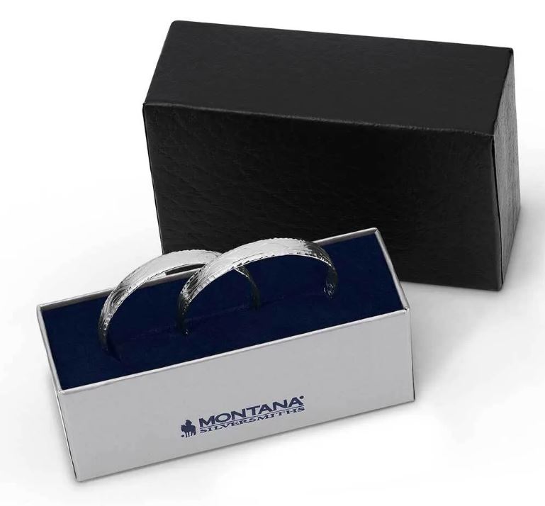 Montana Silversmith Timeless Elegance Chiseled Hoop Earrings ER5663