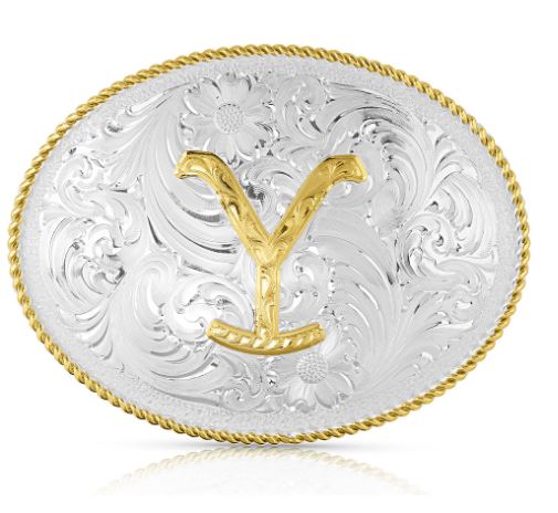 Montana Silversmith Yellowstone Dutton Ranch Belt Buckle YELLOW17