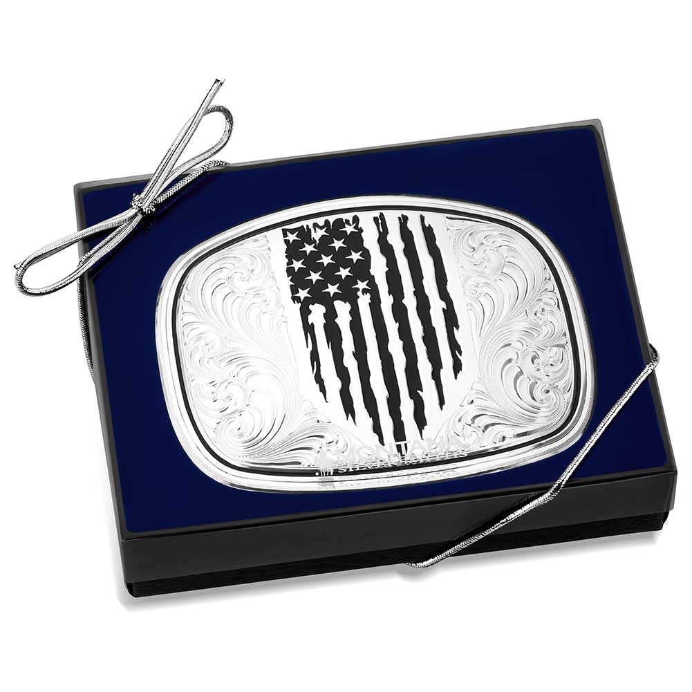 Montana Silversmiths American Made Strength Buckle AM54910NF