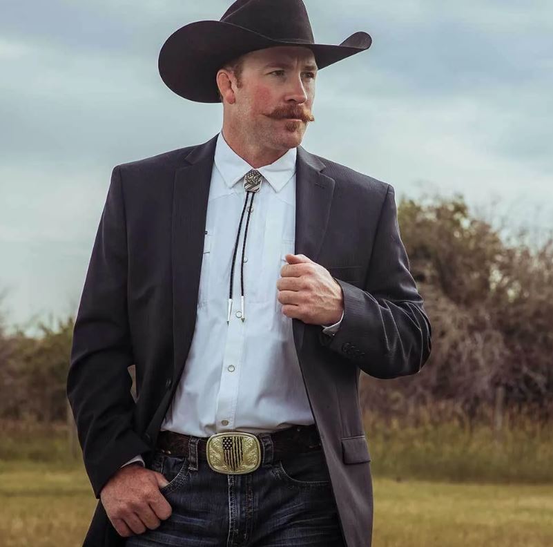 Montana Silversmiths American Made Tradition Bolo Tie AMBT5066MA