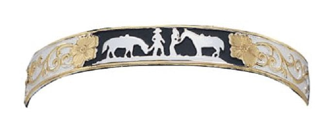 Montana Silversmiths Between Friends Womens Bracelet with Black Accents BC119