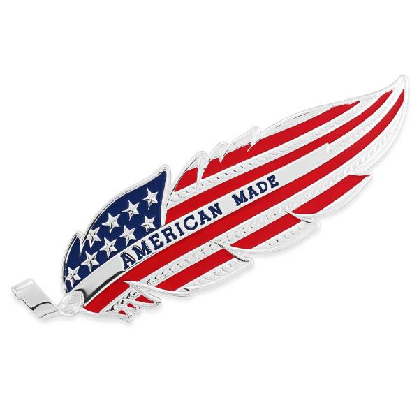 Montana Silversmiths Big Bold Stripes American Made Hat Feather AMHF5458