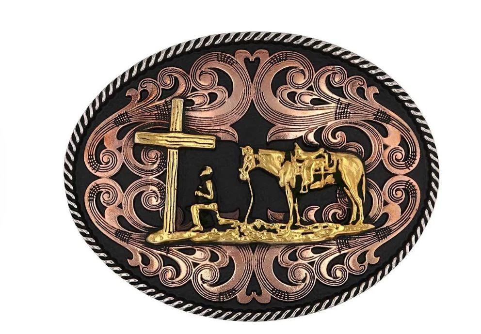 Montana Silversmiths Christian Cowboy Attitude Buckle A1005