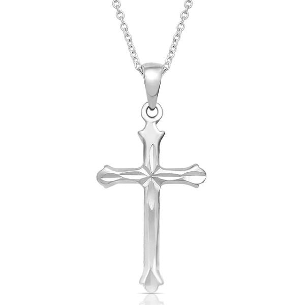Montana Silversmiths Delicate Cuts Cross Necklace NC4768