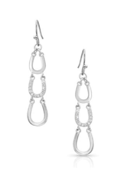 Montana Silversmiths One Step Closer Horseshoe Earrings ER4304