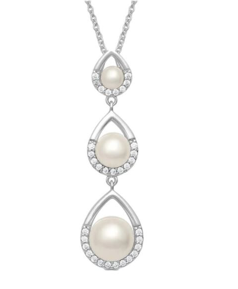 Montana Silversmiths Perfect Pearl Teardrop Necklace NC4812