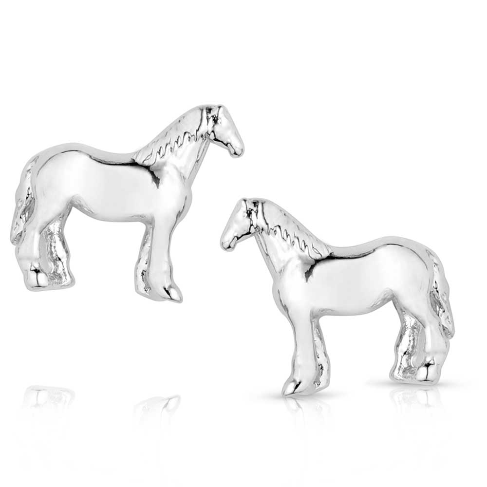 Montana Silversmiths Quarter Horse Earrings QER5972