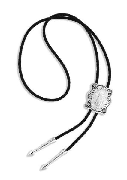 Montana Silversmiths Scallop Square Bolo Tie BT5278NF