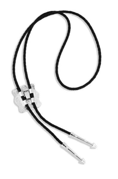 Montana Silversmiths Scallop Square Bolo Tie BT5278NF
