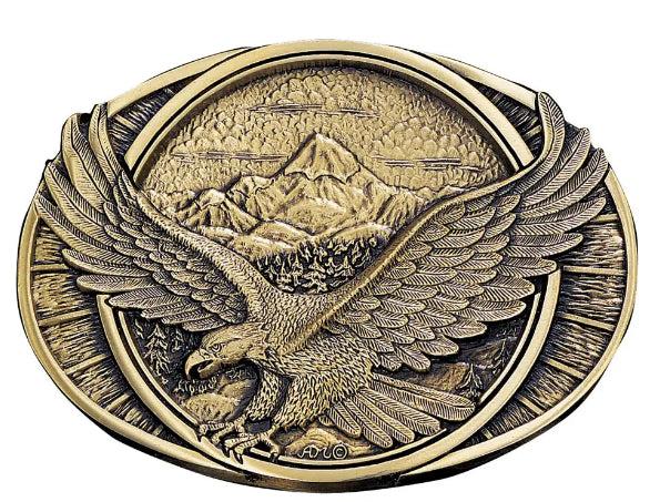 Montana Silversmiths Soaring Eagle Heritage Belt Buckle 60791C