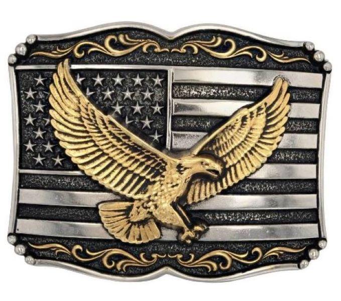 Montana Silversmiths Soaring Liberty Attitude Buckle A952
