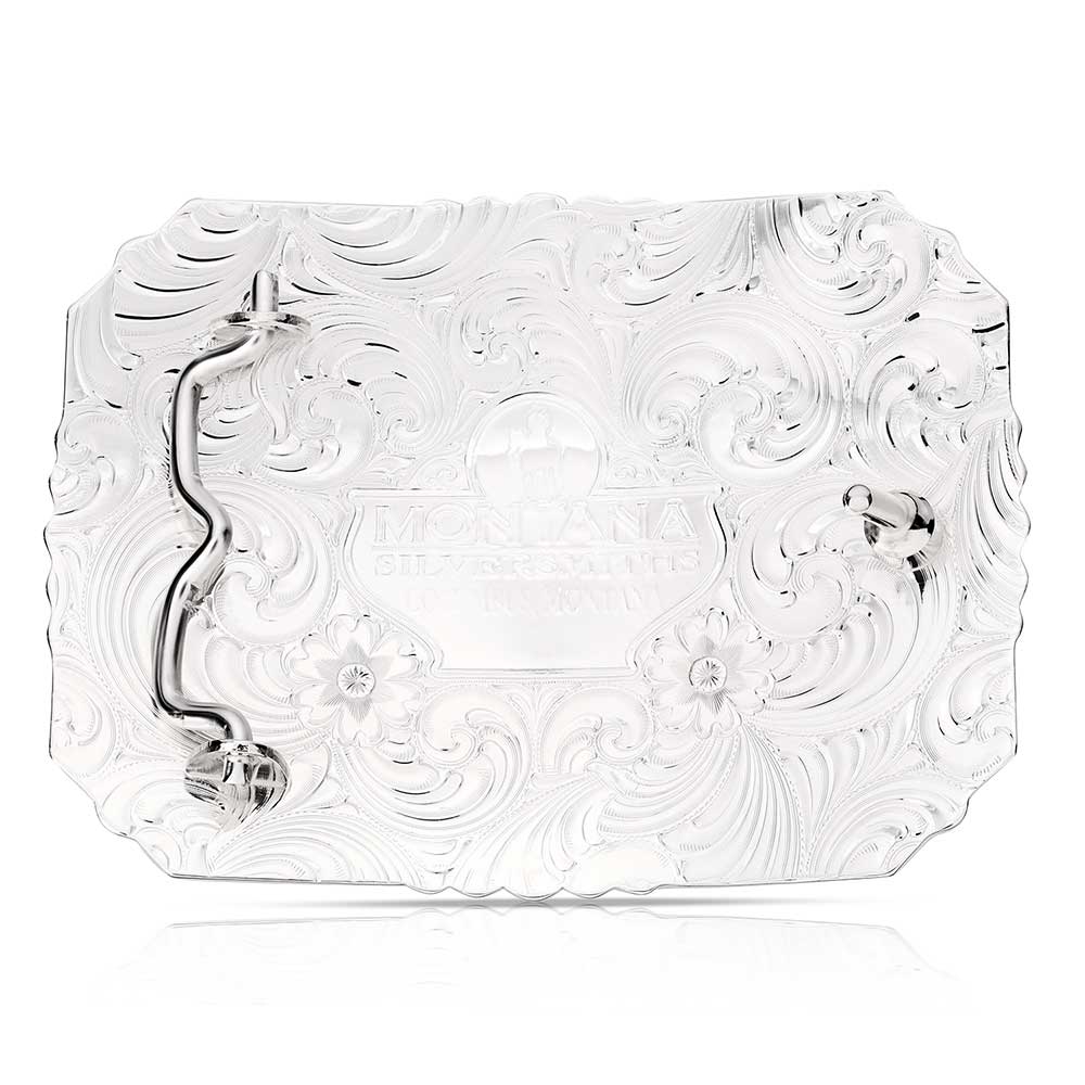 Montana Silversmiths Southwest Origins Buckle With Longhorn 52910-767M