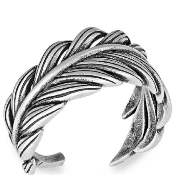 Montana Silversmiths The Frayed Singleton Wrap Ring RG4906