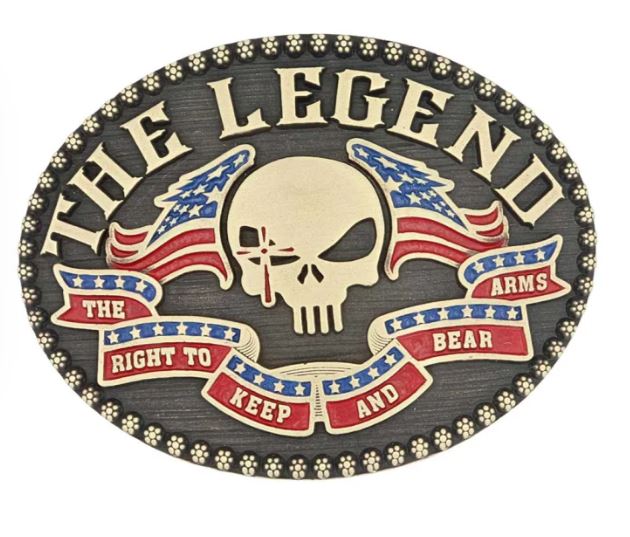 Montana Silversmiths The Right Chris Kyle 'The Legend' Attitude Buckle A968CK
