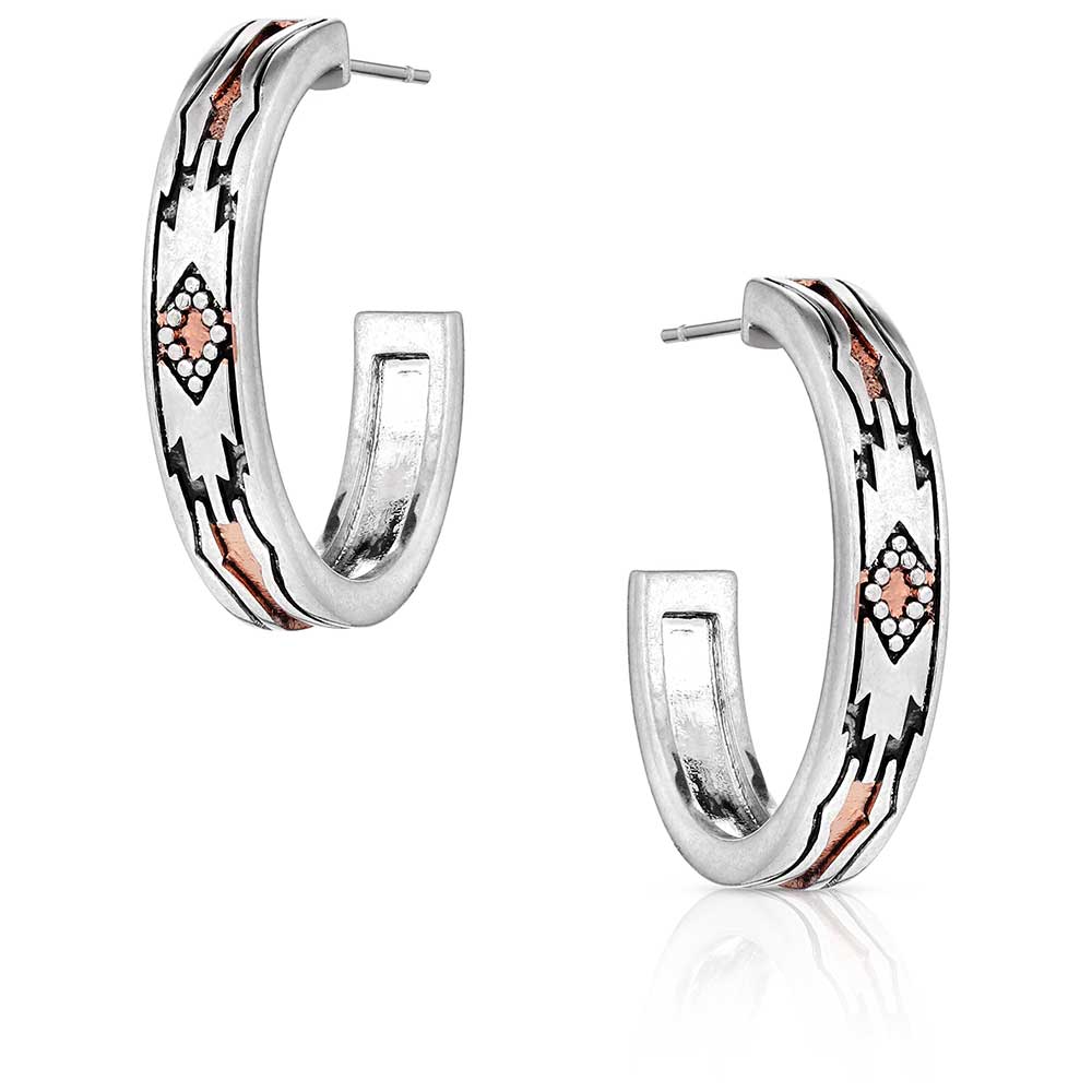 Montana Silversmiths Western Sands Hoop Earrings ER6114