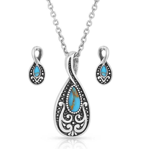 Montana Silversmiths Western Tradition Teardrop Women's Jewelry Set JS5620