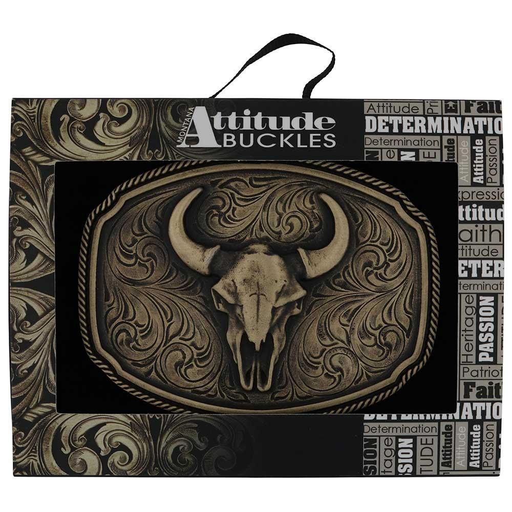 Montana Silversmiths Wild Ambition Brass Buckle A1023C