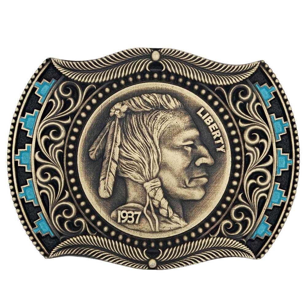 Montana Silversmiths Wind and Spirit Attitude Buckle A933