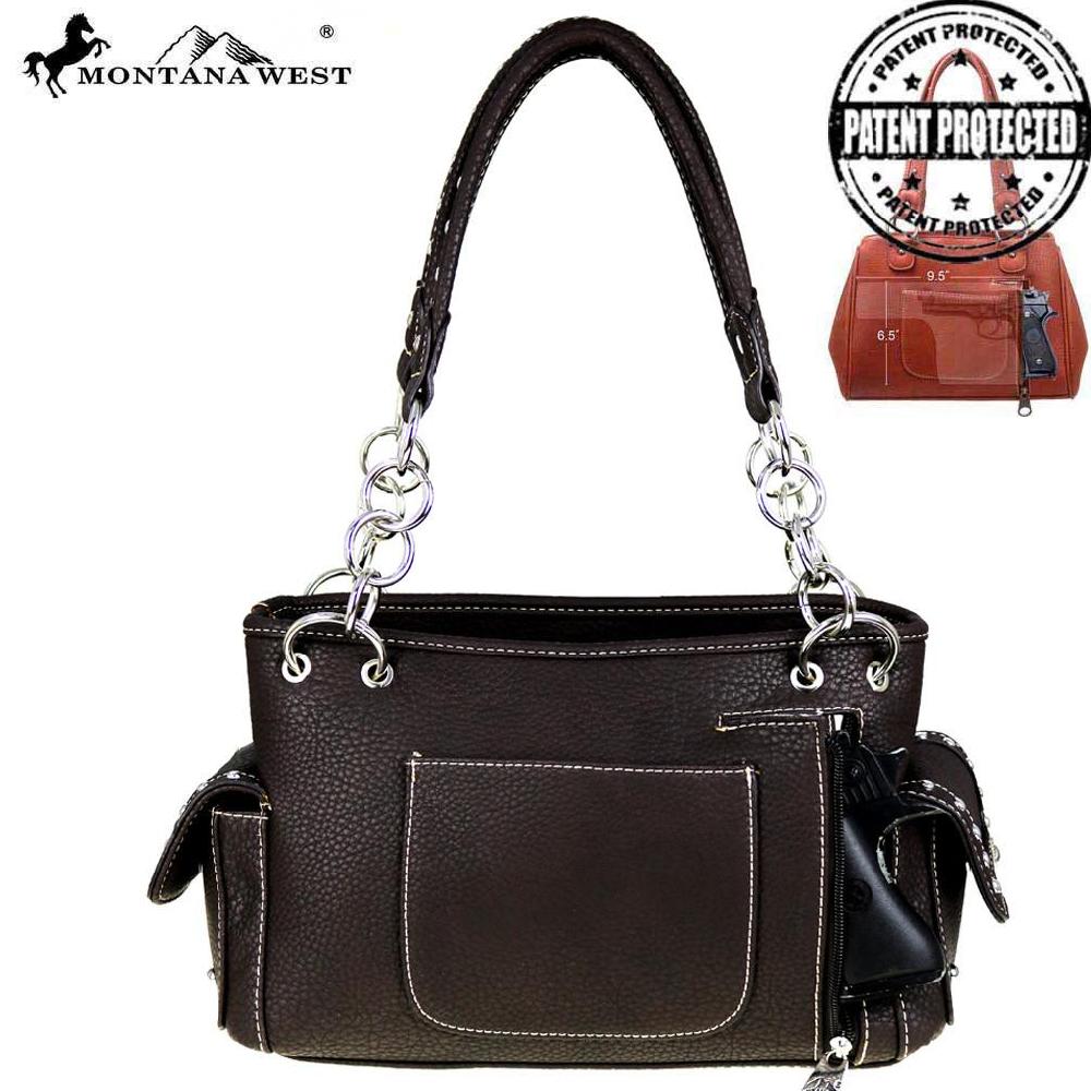 Montana West Bling Bling Collection Concealed Handgun Satchel MW455G-8085