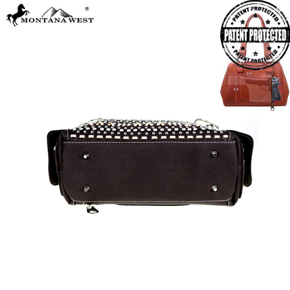 Montana West Bling Bling Collection Concealed Handgun Satchel MW455G-8085