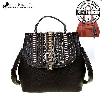 Montana West Conceal Carry Sachel Handbag MW507G-8102CF