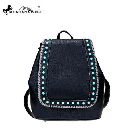 Montana West Elaeocapus Cut-out backpack MW746-9110BK