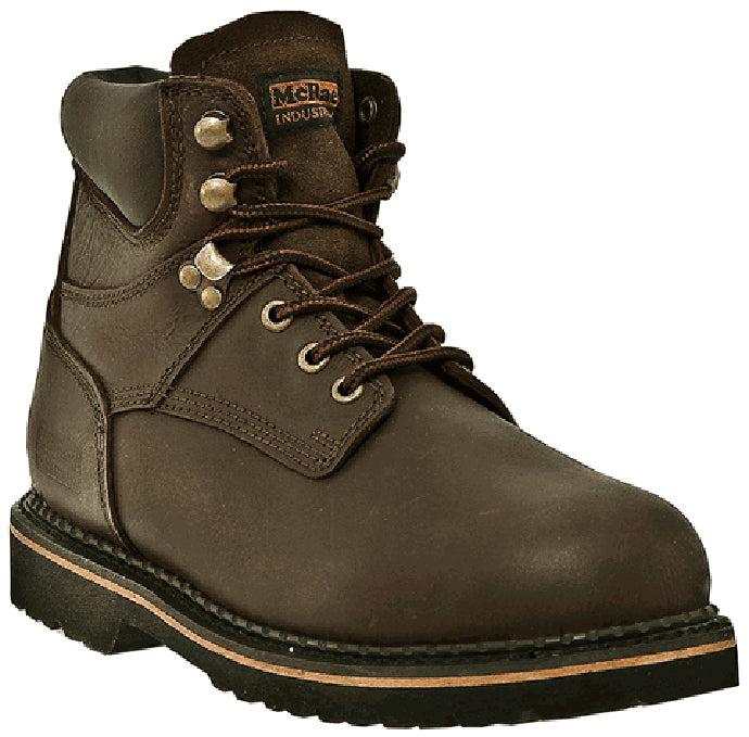 MR86144 Dark Brown Lace-Up 6 inch Soft Toe Dan Post Mens Work Boots