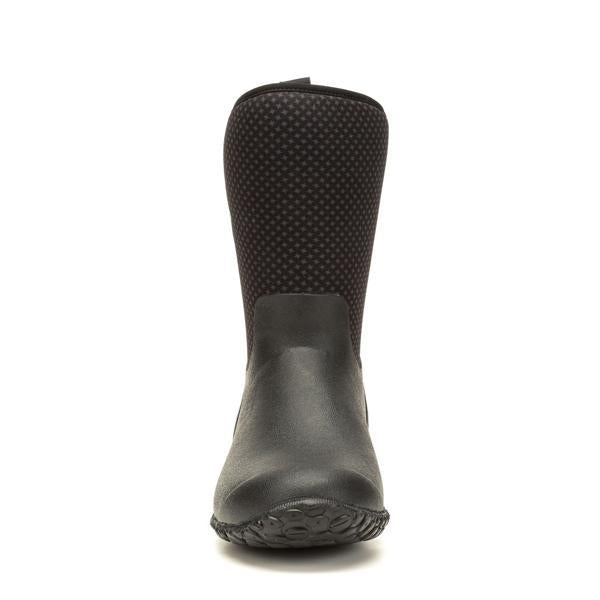 Muck Black/Roses Print Womens Muckster 2 Mid Rubber Boots WM2-1ROS