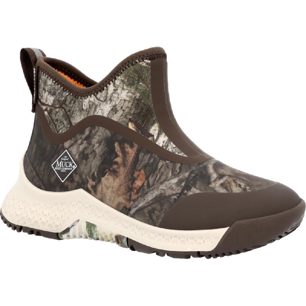 Muck Mossy Oak Country DNA Outscape Big Kids (Sizes 1-6) Pull On Ankle Boots MOSBKDN