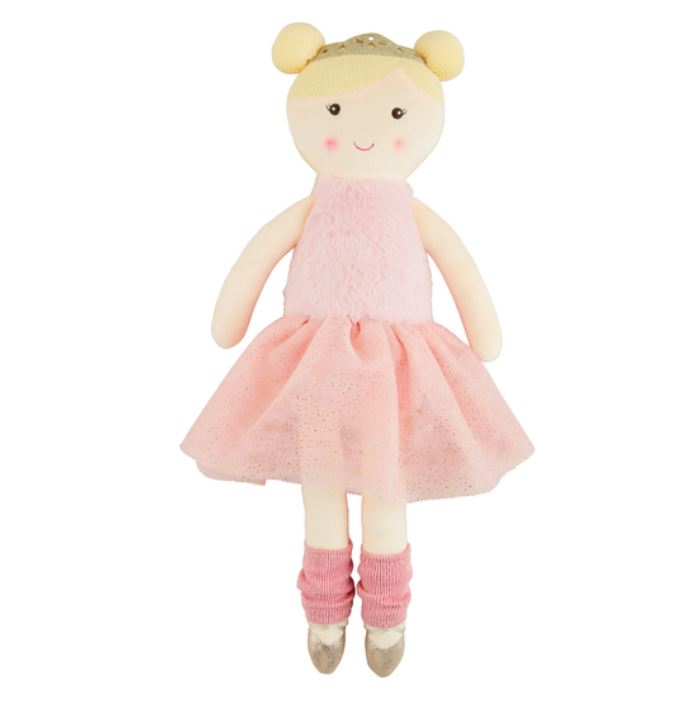 Mud Pie Blonde My First Ballerina Doll 11360005BL