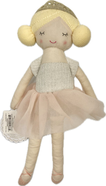 Mud Pie Blonde Small Ballerina Doll 11360002-BLONDE