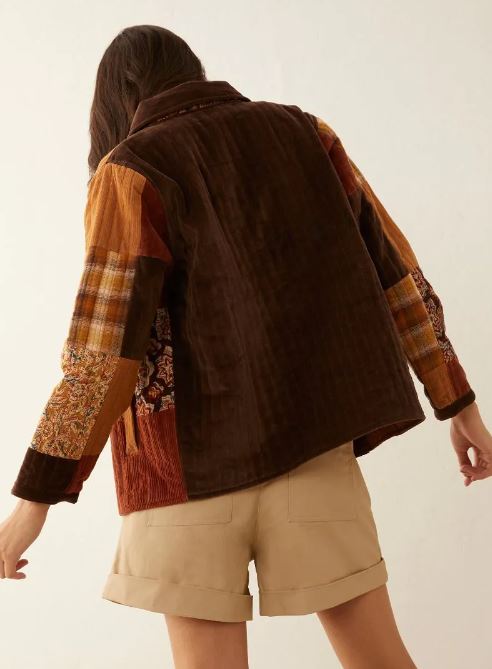 Myra Bag Aldrika Plaid Colorblock Women's Jacket B24W-10349