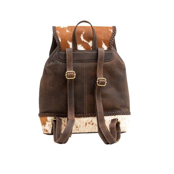 Myra Bag Belino Leather And Hairon Backpack Bag S-7057