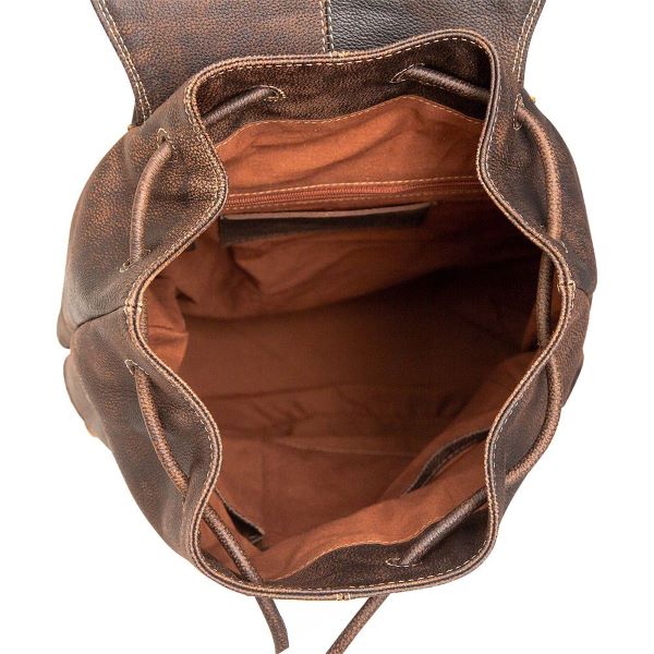 Myra Bag Belino Leather And Hairon Backpack Bag S-7057