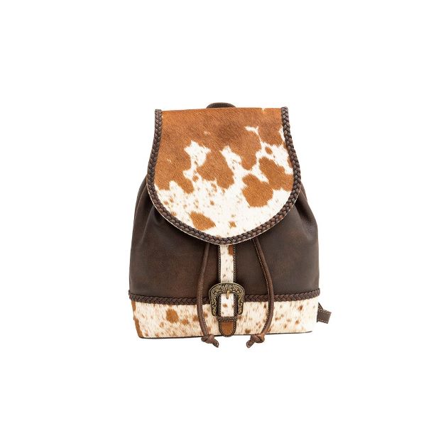 Myra Bag Belino Leather and Hairon Backpack Bag S-7057