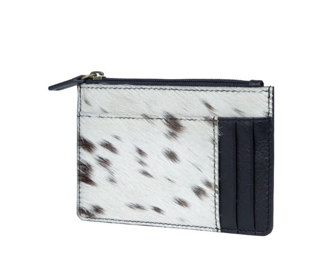 Myra Bag Black And White Broadway Hair On Card Holder S-3420