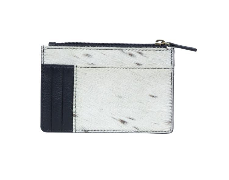 Myra Bag Black And White Broadway Hair On Card Holder S-3420