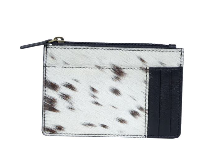 Myra Bag Black and White Broadway Hair On Card Holder S-3420