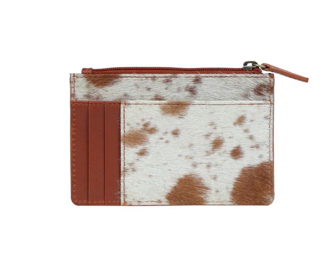Myra Bag Brown/White Broadway Hair On Card Holder S-3419