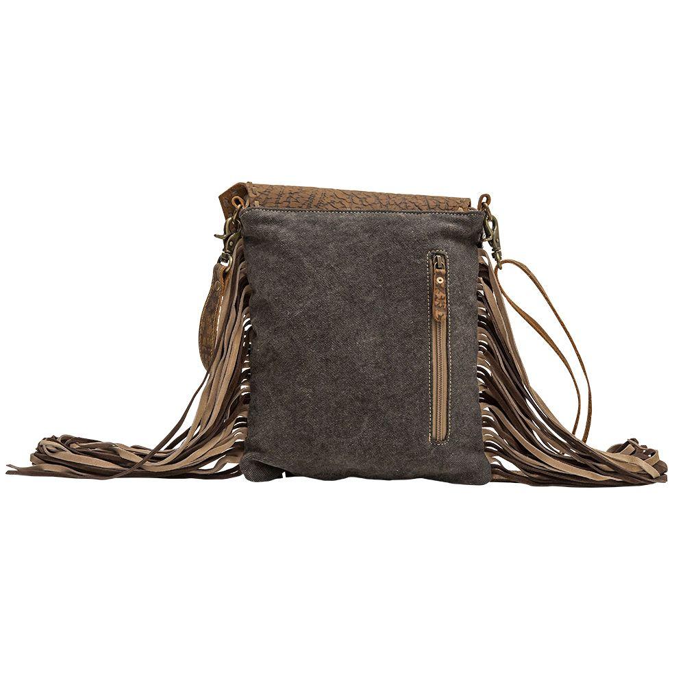 Myra Bag Chippy Conceal Carry Fringe Leather Bag S-6784