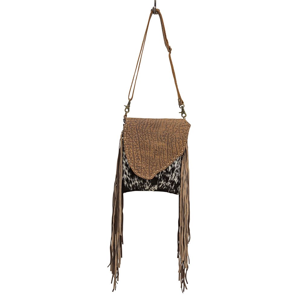 Myra Bag Chippy Conceal Carry Fringe Leather Bag S-6784