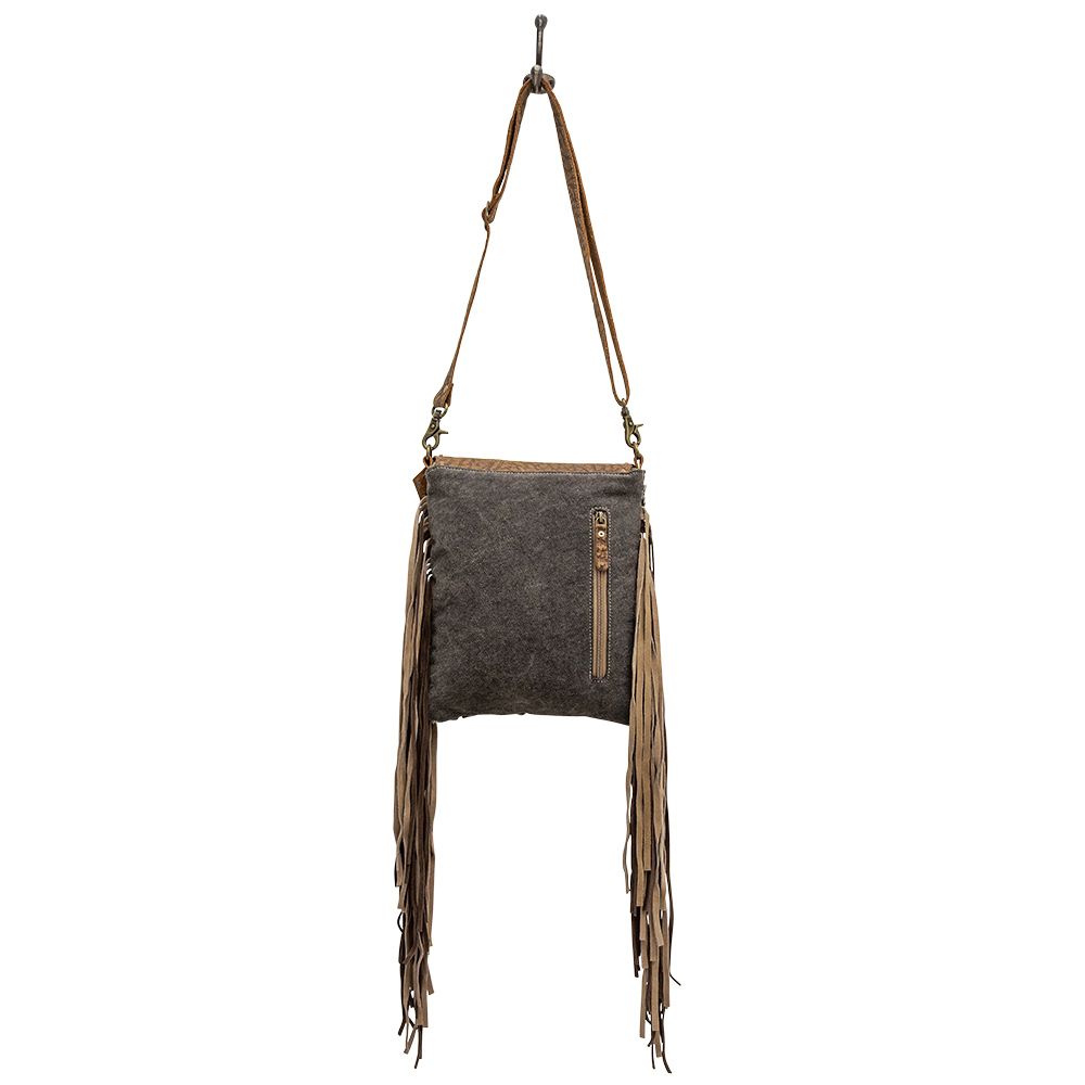Myra Bag Chippy Conceal Carry Fringe Leather Bag S-6784