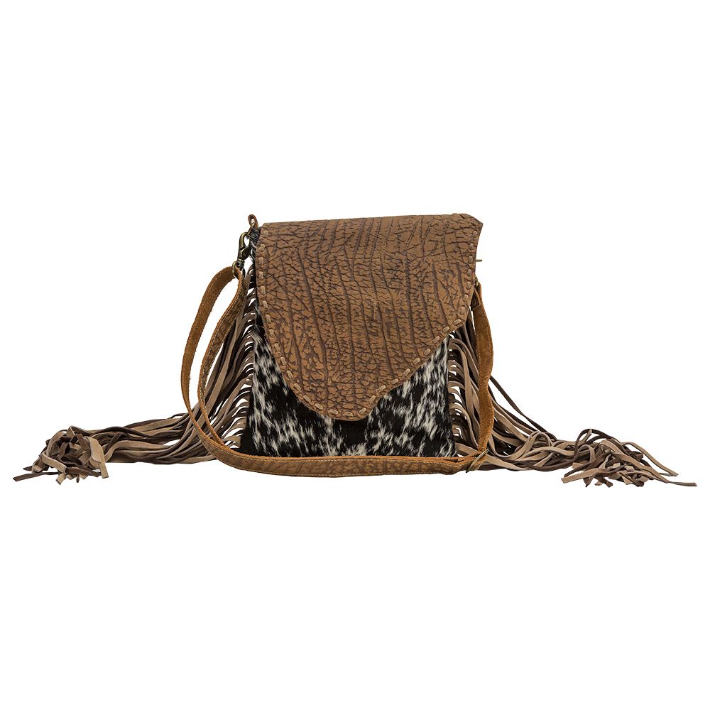 Myra Bag Chippy Conceal Carry Fringe Leather Bag S-6784