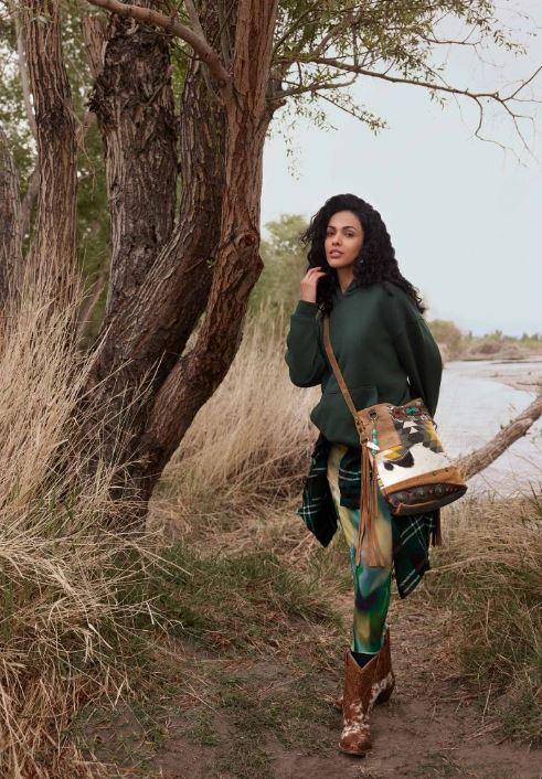 Myra Bag Coyote Bluff Fringed Concealed-Carry Bag S-7881