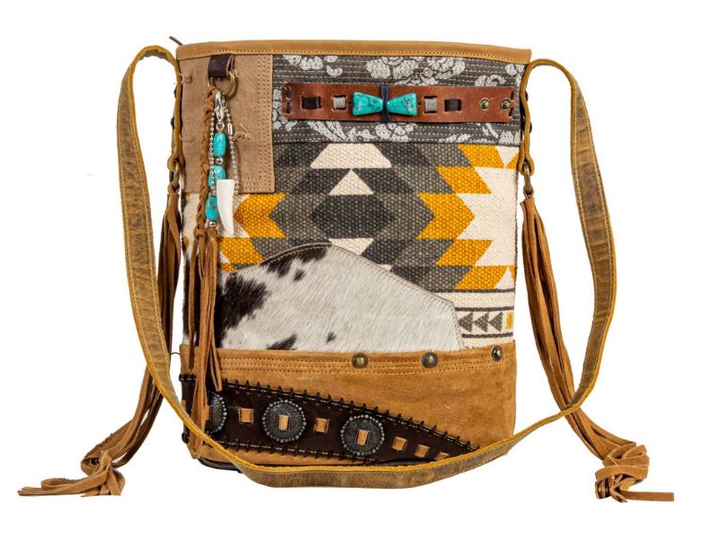 Myra Bag Coyote Bluff Fringed Concealed-Carry Bag S-7881