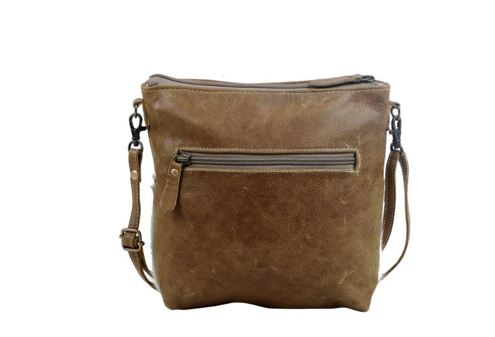 Myra Bag Hairon/Engraved Leather Crossbody Bag S-2877