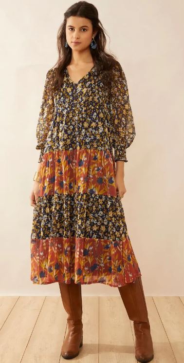 Myra Bag Hannah Lodene Drop Empire Dress B24W-10288 D