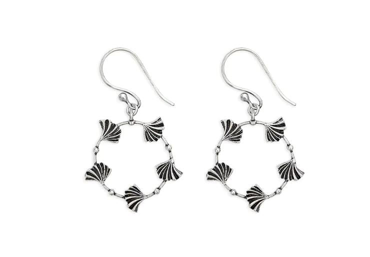 Myra Bag Heart's Dance Earrings in Silver S-10128